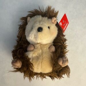 Small cute brown hedgehog